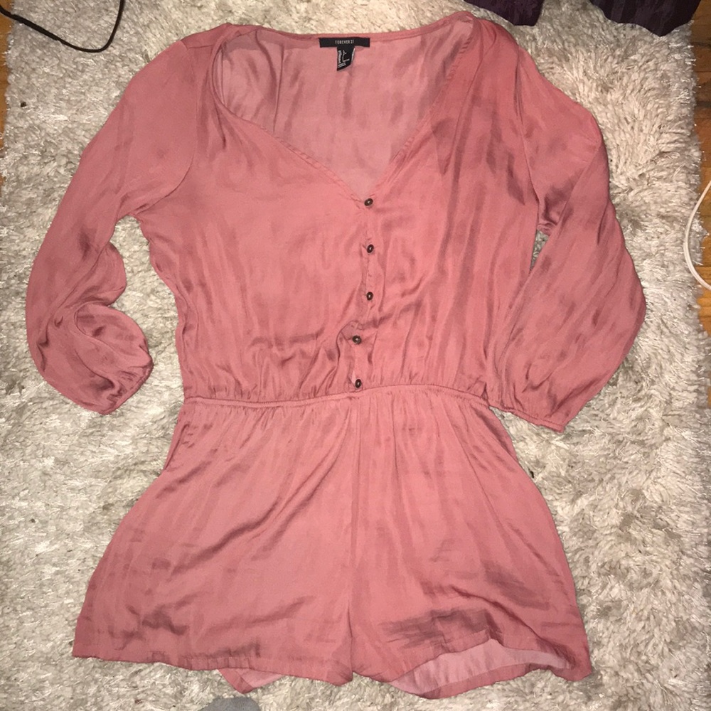 Blush pink romper